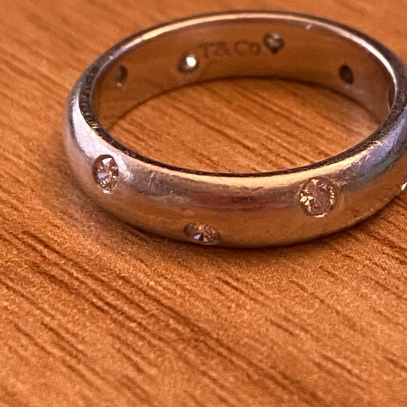Tiffany & Co. platinum etoille diamond ring - Picture 4 of 11